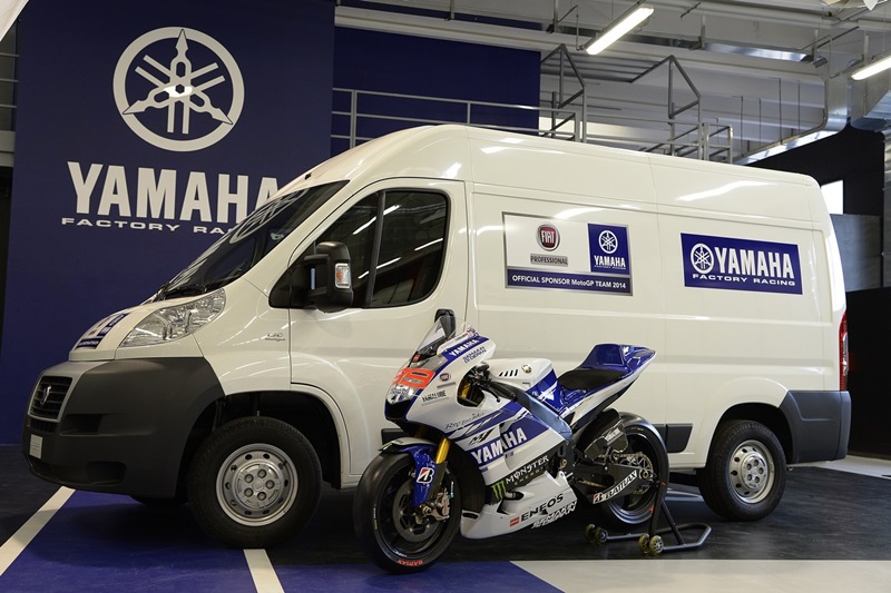 Fiat Professional - новый спонсор команды Yamaha Factory Racing