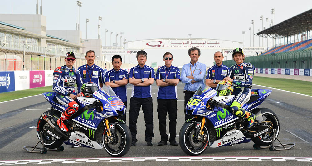 Презентация новой раскраски заводской команды Movistar Yamaha MotoGP