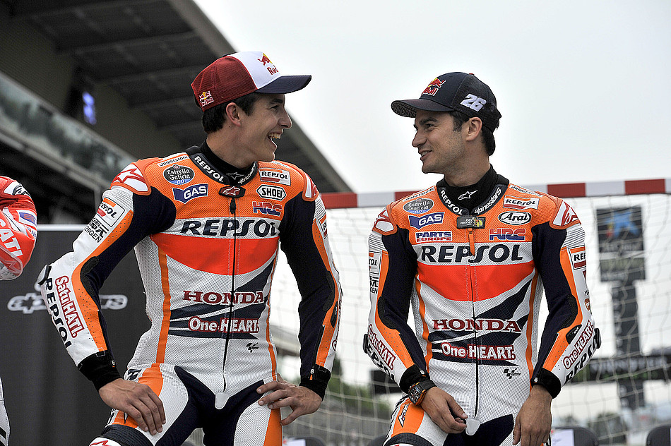 Марк Маркес и Дани Педроса, Repsol Honda Team, MotoGP 2014