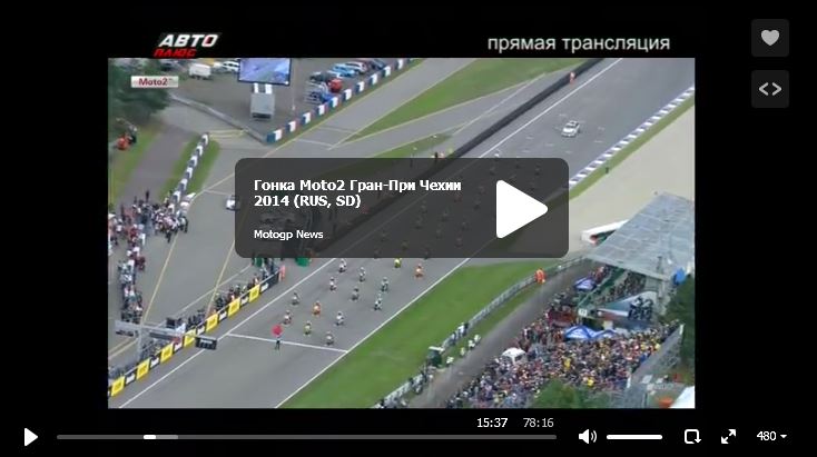 Гонка Moto2 Гран-При Чехии 2014