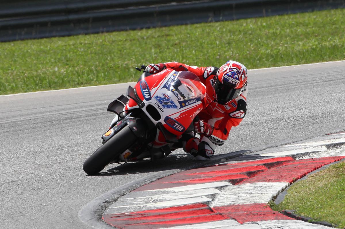 Приватные тесты Ducati MotoGP 2016, Кейси Стоунер