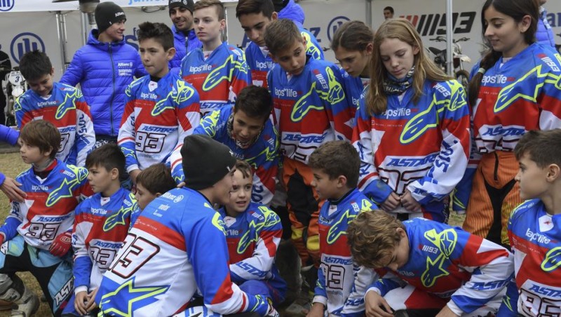 Марк Маркес в лагере Allianz Junior MotorCamp 2016