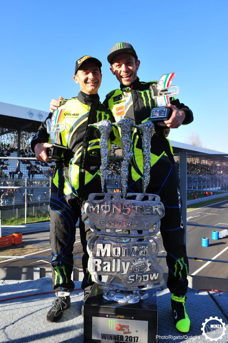 Валентино Росси победил на Monza Rally Show 2017