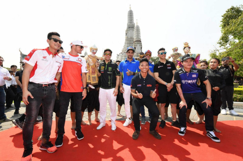 Ринс, Зарко, Миллер, Накагами и Ианноне в Таиланде (тесты MotoGP 2018)