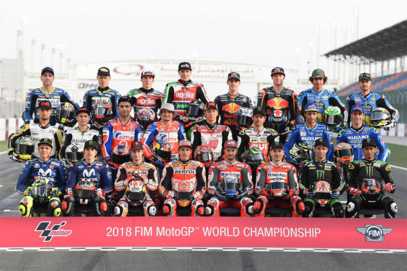 Участники чемпионата MotoGP 2018