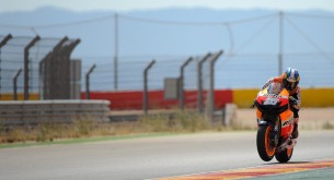 Дани Педроса тест Арагон MotoGP 2012