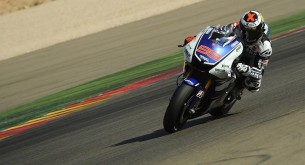 Хорхе Лоренцо тест Арагон MotoGP 2012