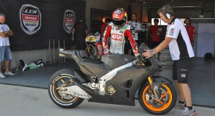 Штефан Брадль тест Арагон MotoGP 2012