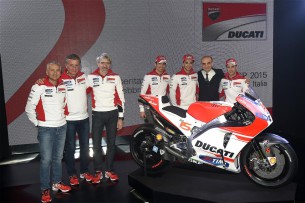 Презентация мотоцикла Ducati GP15 MotoGP 2015 года