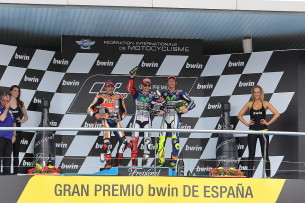 Подиум MotoGP Гран-При Испании 2015