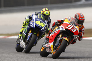 Валентино Росси и Марк Маркес, MotoGP Гран-При Малайзии 2015
