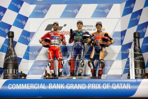 Подиум MotoGP Гран-При Катара 2016