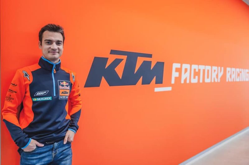 Дани Педроса на фабрике KTM Factory Racing