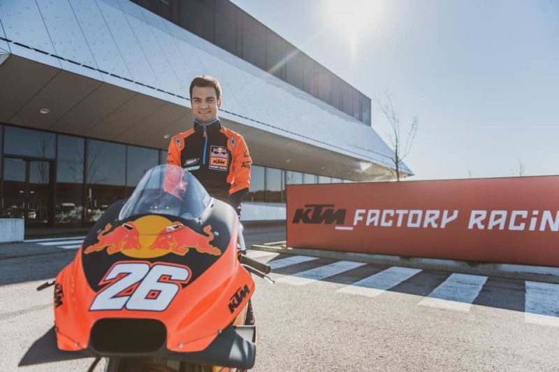 Дани Педроса на фабрике KTM Factory Racing