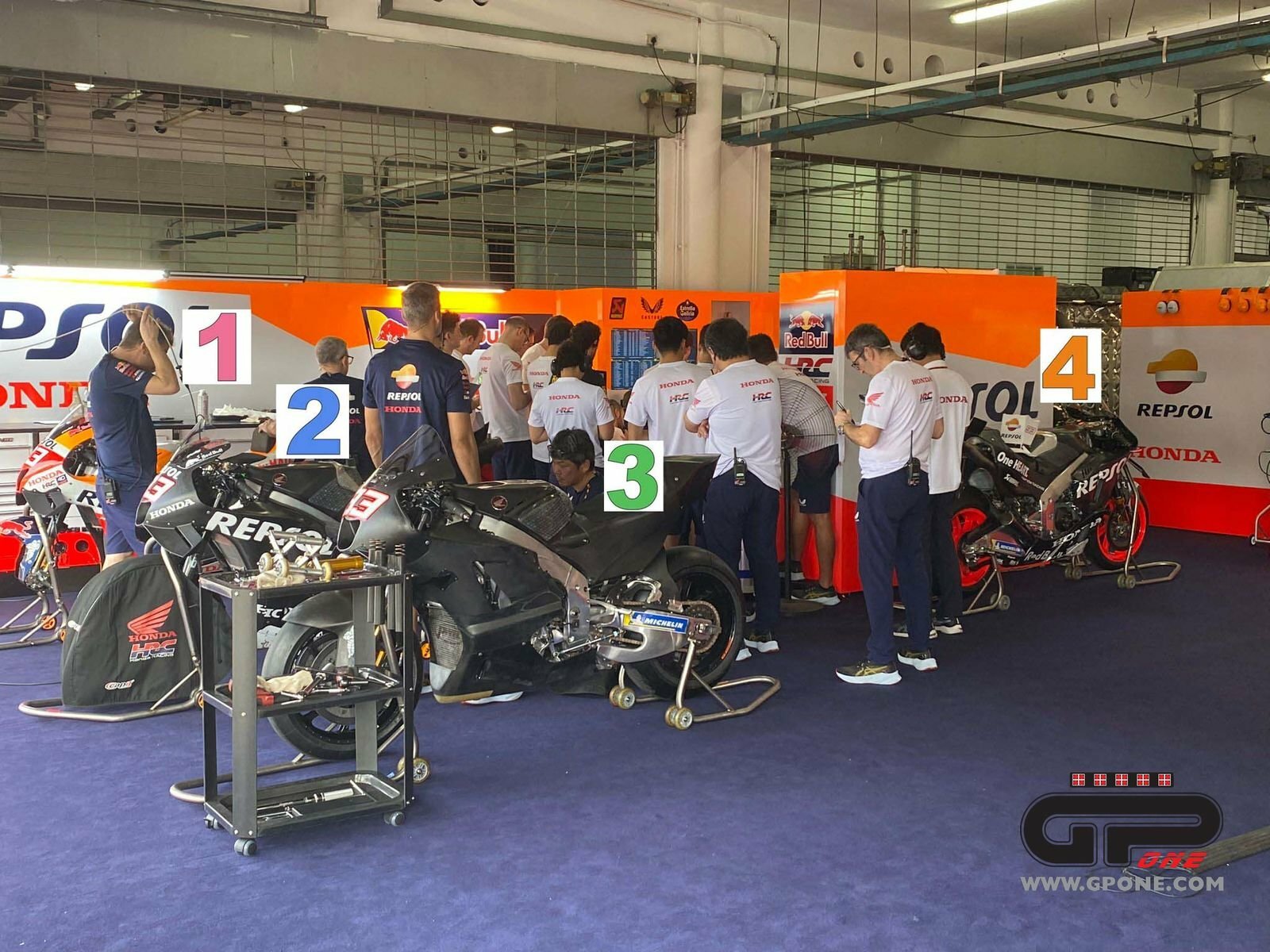 Мотоциклы Honda на тестах в Сепанге