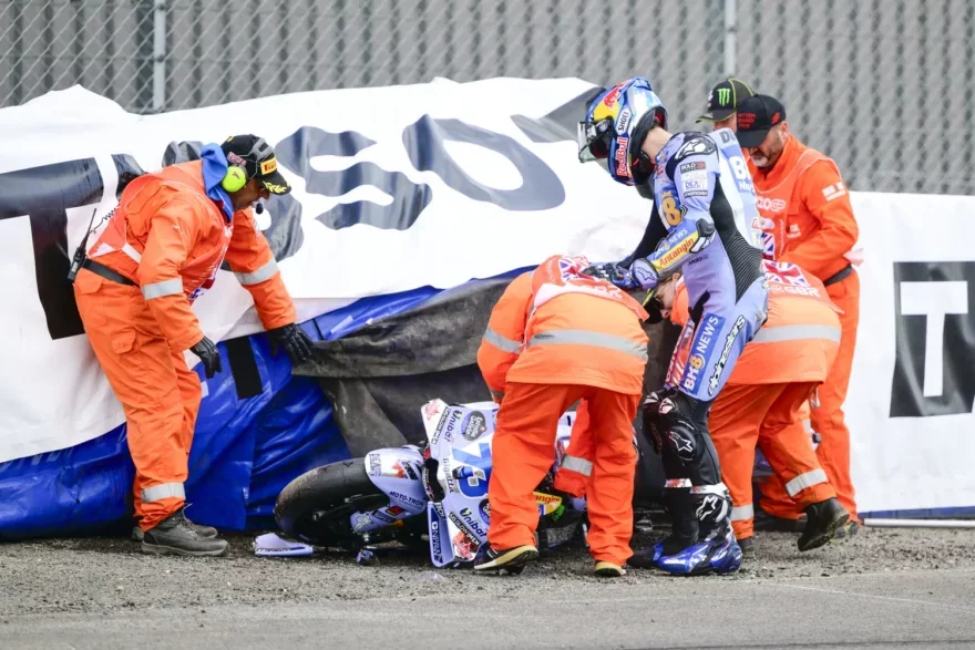 Алекс Маркес, падение, MotoGP, подушки безопасности